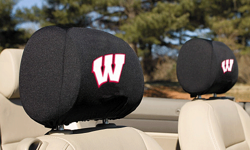 Wisconsin Headrest Covers (MSN)