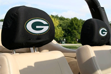 Wisconsin Headrest Cover (GRB)