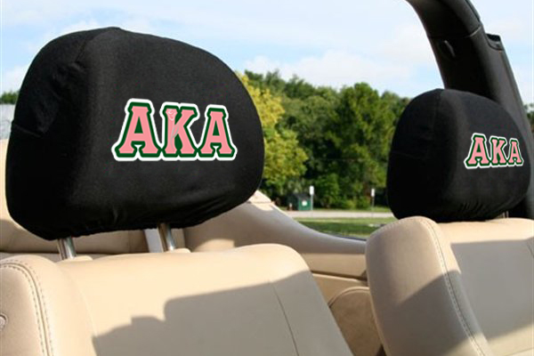 AKA Alpha Kappa Alpha Headrest Covers