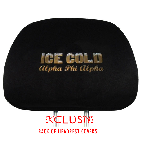 Alpha Phi Alpha Fraternity Headrest Covers