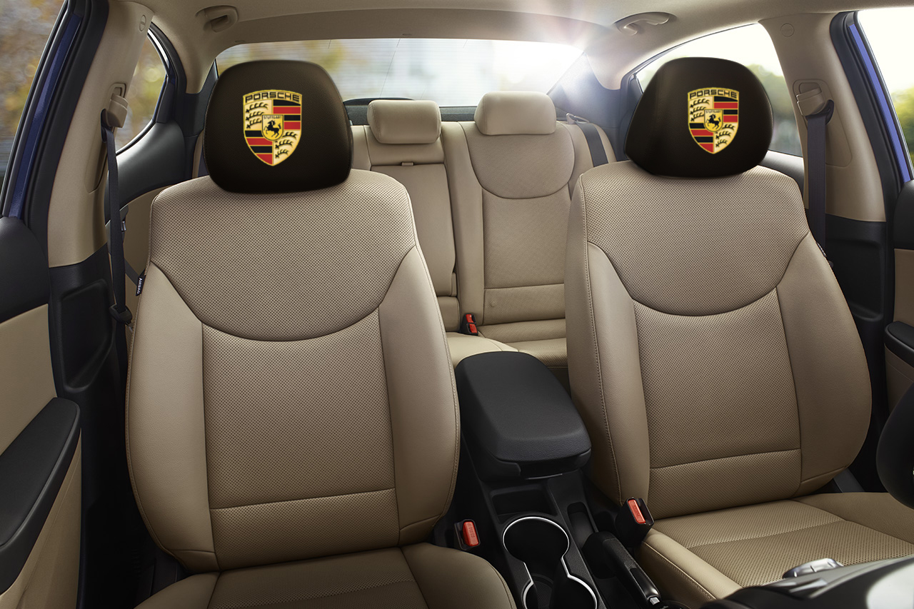 Xclusive Porsche Headrest Covers