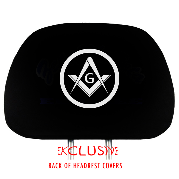 Masonic Lodge Headrest Covers
